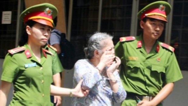 In a separate case Australian woman Nguyen Thi Huong, 73, pictured in Tuoi Tre newspaper, was sentenced to death recently for trying to traffic heroin from Vietnam to Australia.