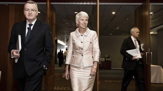 Succession plan?: Westpac's new deputy CEO with current chief Gail Kelly.