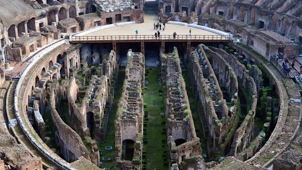 Putting history into perspective: The Colosseum, Rome.