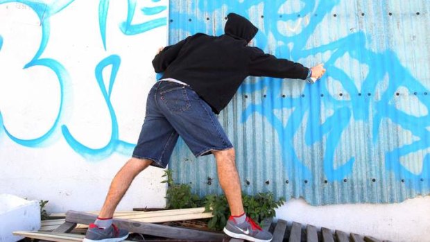Smartphone app to target graffiti vandals in Queensland.