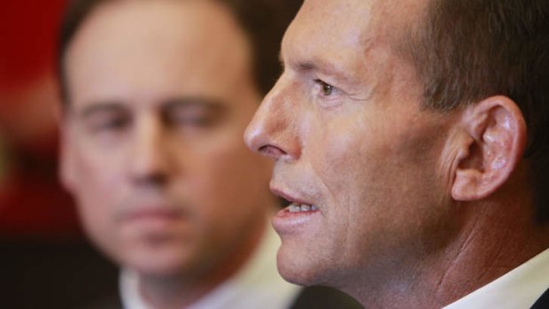 Prime Minister Tony Abbott and Environment Minister Greg Hunt.