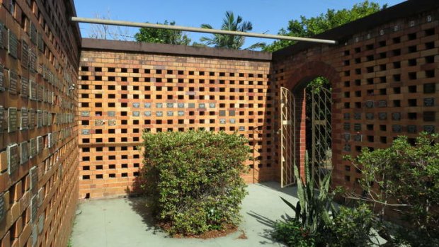 The controversial columbarium at St Paul's Anglican Church in Vulture Street, East Brisbane.