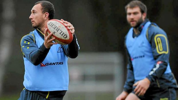 Quade Cooper will play his 50th Test for the Wallabies on Saturday.