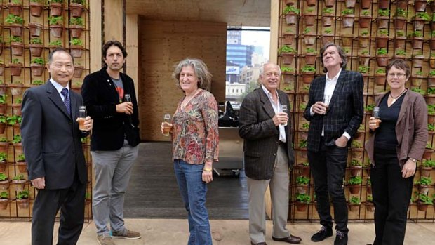 Appetite for achievement: The latest legend inductees for the Melbourne Food and Wine Festival yesterday are (from left) Anthony Lui, Ben Shewry, Carla Meurs, Garry Crittenden, Terry Durack and Ann-Marie Monda.