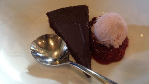 Despite its name, the Chocolate Nemesis dessert tastes very friendly.