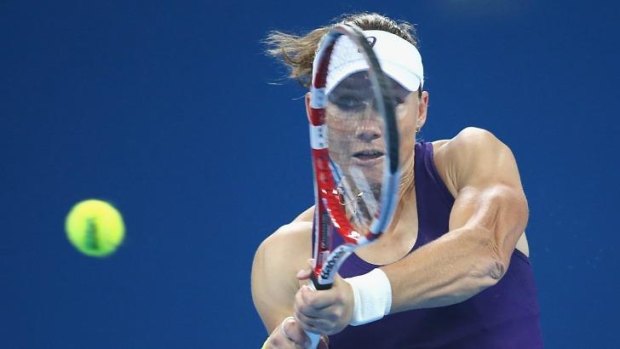 Late bloomer: Samantha Stosur has been in great form late in the season.