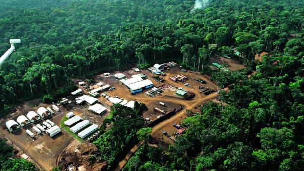 The Mbalam Camp iron ore project in the Congo. Sundance is seeking to restructure its finances to keep its African project alive.