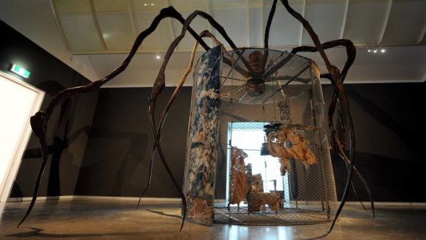 Louise Bourgeois' spider sculpture at the Heide Museum of Modern Art.