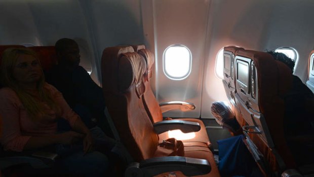 An empty seat 17A on an Aeroflot flight from Moscow to Havana, which was meant to hold Edward Snowden.