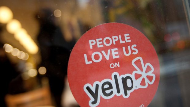 Yelp helps people find a place to eat.