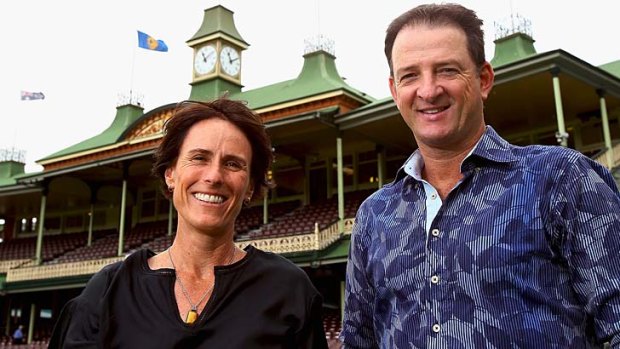 Belinda Clark and Mark Waugh who will be inducted into the Australian Cricket Hall of Fame.