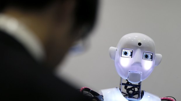 First steps: The RoboThespian interactive humanoid robot.