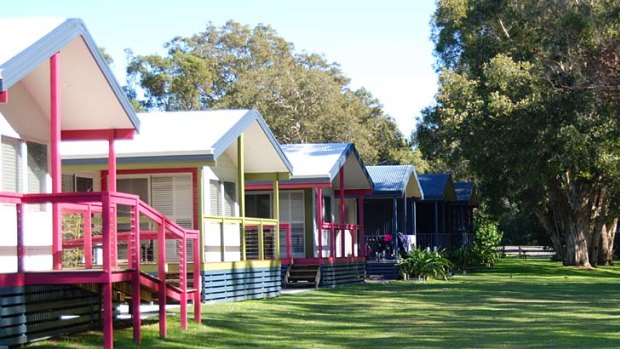 Cabin class ... the riverfront villas at South West Rocks Tourist Park.