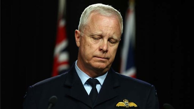 Chief of the Defence Force Air Chief Marshal Mark Binskin addresses the media on the incident in Afghanistan.