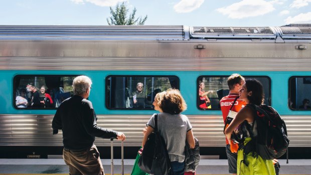 A comfortable high-speed train would encourage more people to visit Canberra.