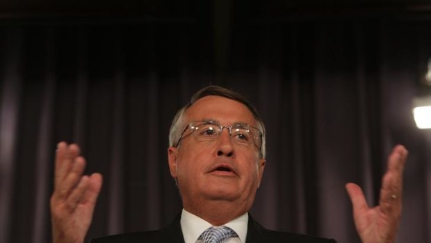 Treasurer Wayne Swan has shot back at Clive Palmer and Andrew Forrest over attacks today in the media during his National Press Club address.