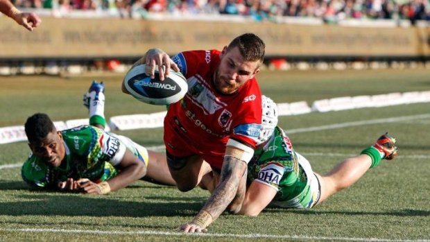 Cleared to play: Dragons centre Josh Dugan will suit up against Brisbane.