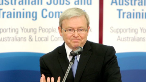 Kevin Rudd grappled with the issue of Australia's soaring deficit yesterday. It's not all bad, he told a community forum in Campbelltown. After news the deficit could last for six years, the Prime Minister reached for the bright side: "Australia's net debt will be the lowest of any major advanced economy in the world for the decade."