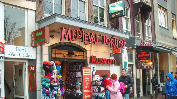 The Museum of Medieval Torture in Amsterdam.