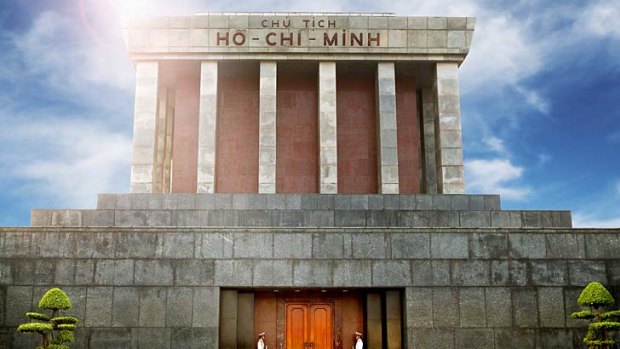 Repressive force ... the Ho Chi Minh Mausoleum.