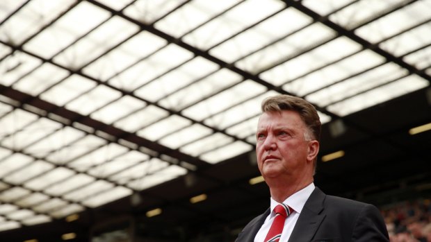 Making all the right movies ... off the pitch: Louis van Gaal.