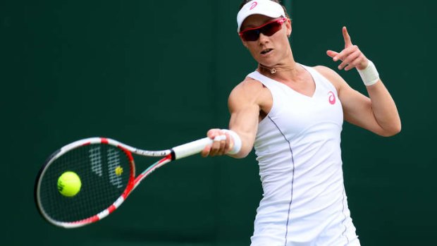 Back in form: Samantha Stosur.