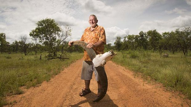Dave Lindner: Long time Kakadu resident and owner of the buffalo farm.