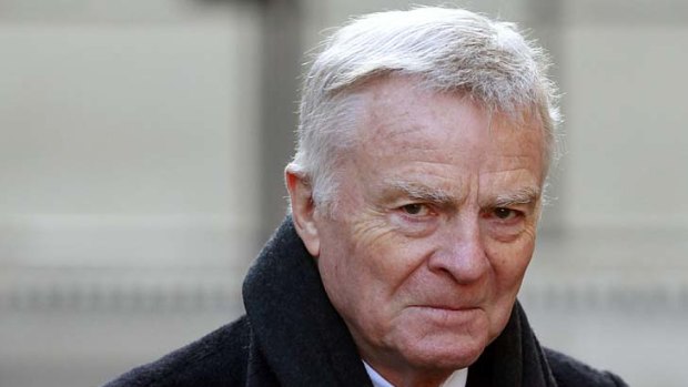 Former FIA racing chief Max Mosley arrives at the Leveson Inquiry.