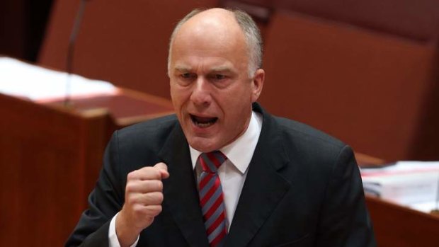 "Eric Abetz had the chance to clean up this mess and he fluffed it."