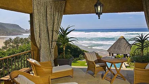 Luxurious ... the view from the Pezula Resort Hotel & Spa.