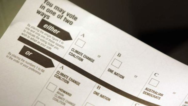 To minimise the donkey vote, different versions of the ballot paper should be produced.