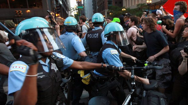 Protests in Chicago test police ahead of the NATO summit.
