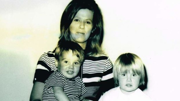 All that she is … Anna Funder (at right) with her mother and brother.