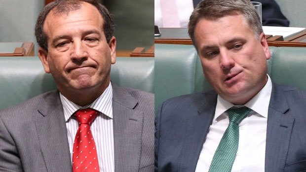 Mal Brough and Jamie Briggs both lost their portfolios on Tuesday.