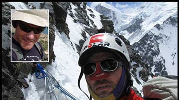 Wilco van Rooijen, who walked away from the K2 catastrophe, and Mark Sheen (inset).
