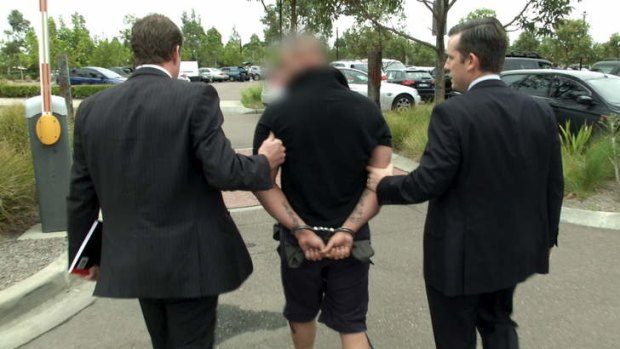 Alleged Brothers for Life gang leader Farhad Qaumi is arrested in Wyong.