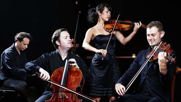 From left, pianist Evgeny Ukhanov, cellist Thomas Rann, violinist Rebecca Chan, violist James Wannan.
