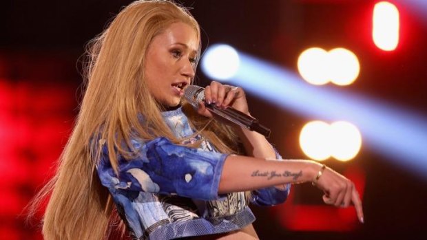 Iggy Azalea has slammed Eminem's latest provocative lyrics.