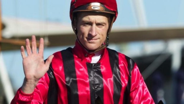 Fitting farewell: Jockey Blake Shinn wants to ensure the Walter name ends its time in racing with a few winners this week.