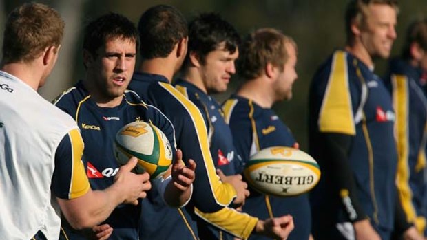 Wallabies prepare at Xavier College in Melbourne for Saturday night's Bledisloe Cup game.