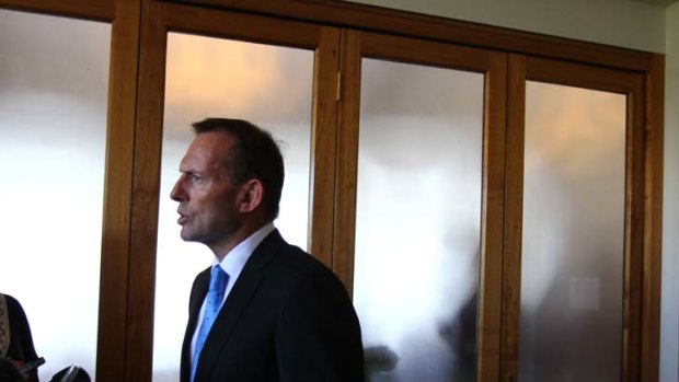 "Mr Abbott will be asking the party room to rubber-stamp the decision when it meets."