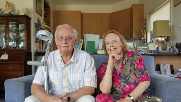 Lack of advice ... Harold and Diana, who both had hip replacements, have called for prostheses problems to be better managed.