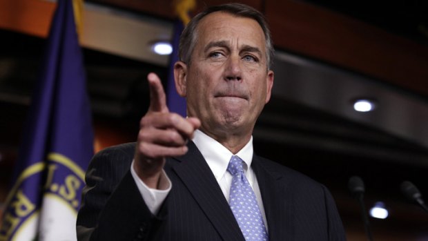 John Boehner ... the Republican Speaker of the House  has been "betrayed" by the right wing of his party.