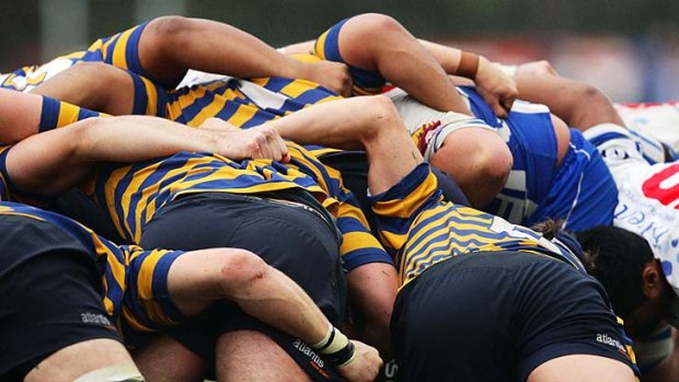 Under threat ... television coverage of the Shute Shield could be axed.