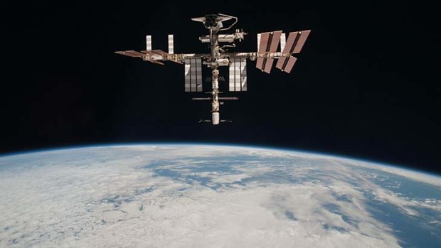 The International Space Station about 354 kilometres above Earth.