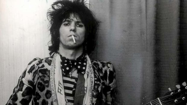 Bullet-dodger: The Rolling Stones' Keith Richards.