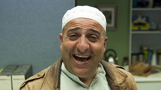 Dealing with it ... Omid Djalili plays the spiritually-confused Mahmud.