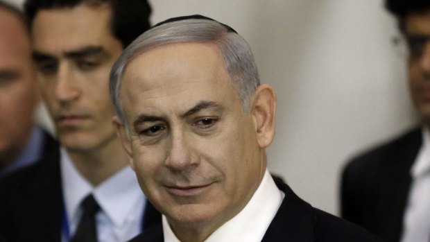 Israeli Prime Minister Benjamin Netanyahu on Wednesday after his election victory.