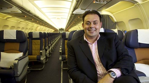 Think big ... Michael James's Strategic Airlines aims to fill the gap left by V Australia.
