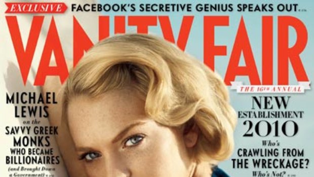 Respect ... Lindsay Lohan on the cover of the October issue of Vanity Fair.
